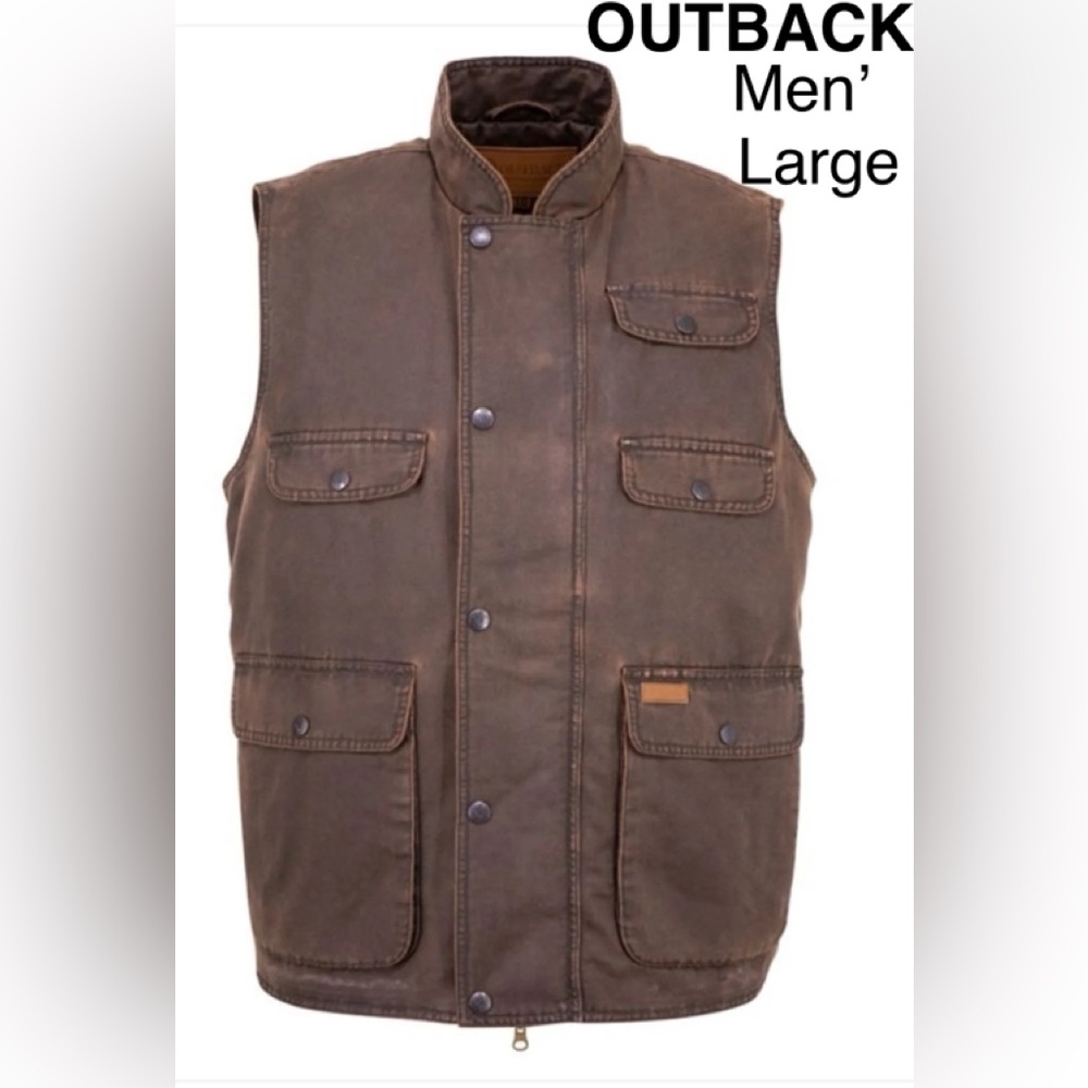 Outback’s leather, Sherpa lining Large New with Tags water resistant-